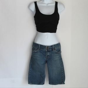 Abercrombie Jean Shorts Girl's Size 16 Stretch